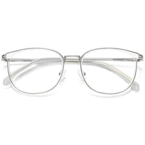 ZENOTTIC Blue Light Blocking Computer Glasses Anti Eye Strain Anti Glare Lens Lightweight Frame Eyeglasses for Women