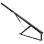ECLV 5FT Hydraulic Bed Lift Mechanisms for Sofa Bed Box Storage King Queen Twin Space Saving DIY Project Hardware,Black