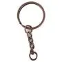 yueton Pack of 100 25mm/0.98'' Metal Split Key Ring with Chain (Copper) yueton Pack of 100 25mm/0.98'' Metal Split Key Ring with Chain (Copper)