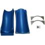 Swing-N-Slide Ws 5032 Olympus Wave Slide 2Piece Plastic Slide for 5 Decks, Blue