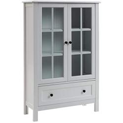 Signature Design by Ashley Miranda Accent Cabinet, 32'' W x 12'' D x 47'' H, White