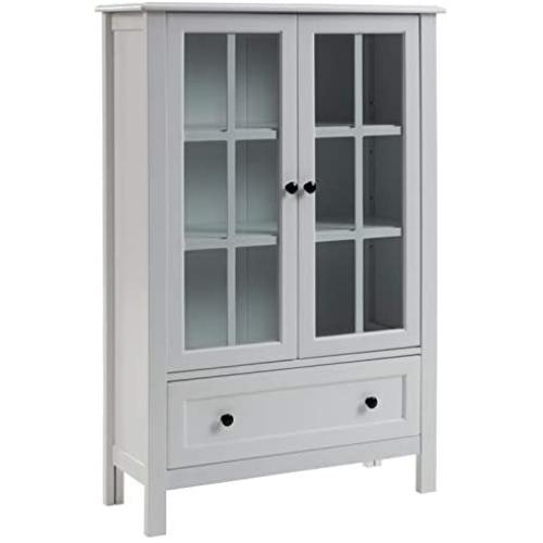 Signature Design by Ashley Miranda Accent Cabinet, 32'' W x 12'' D x 47'' H, White
