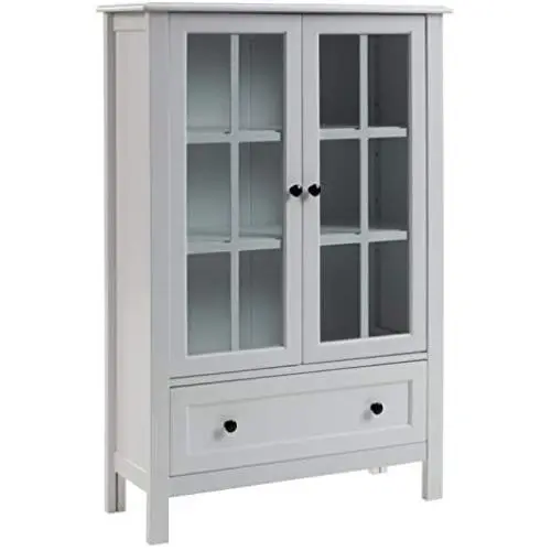 Signature Design by Ashley Miranda Accent Cabinet, 32'' W x 12'' D x 47'' H, White