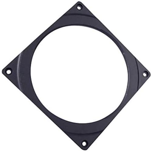 RGB Fan Frame, Ultra-Thin 6mm 10 Color RGB Lighting Changes, 4 pin Connector Ring Heatsink Computer Cooling RGB Fan Frame for Home Office