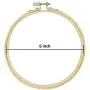 Similane 12 Pieces 6 Inch Embroidery Hoops Bamboo Circle Cross Stitch Hoop Ring for Embroidery and Cross Stitch Similane 12 Pieces 6 Inch Embroidery Hoops Bamboo Circle Cross Stitch Hoop Ring for Embroidery and Cross Stitch