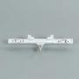 Aoile Metal Rear Bumper with Tow Hook for TRAXXAS TRX6 G63 6X6 RC Car Parts Accessories Silver