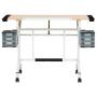 Studio Designs Pro Craft Station in White with Maple 13245