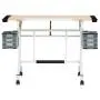 Studio Designs Pro Craft Station in White with Maple 13245 Studio Designs Pro Craft Station in White with Maple 13245