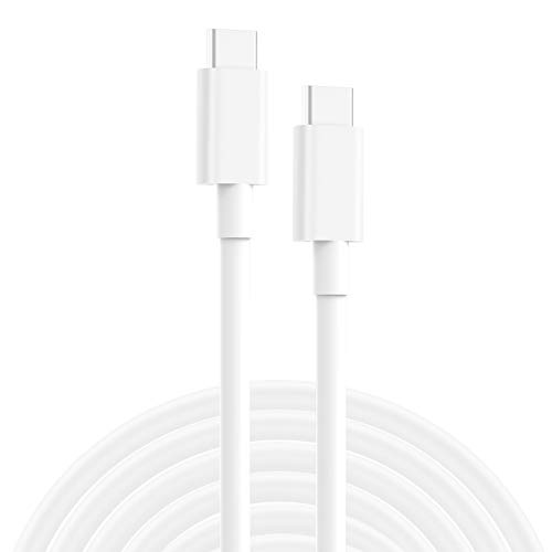 USB C to USB C Charging Cable, Cord Compatible with MacBook Pro, 12 inch, New Air 13 inch, 2020/2018 iPad Pro 12.9, 11, New Air 4, Google Pixel 2/3/4 XL, Nexus 6P, All PD USB C Charger, USB-IF, 6.6ft
