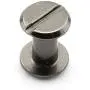 RuiLing 60 Sets Black Chicago Screws 3/8 Inches Screw Posts Metal Accessories Nail Rivet Chicago Button for DIY Leather Decoration Document Book Album Bookbinding Round Flat Head Stud Screw M5x10 RuiLing 60 Sets Black Chicago Screws 3/8 Inches Screw Posts Metal Accessories Nail Rivet Chicago Button for DIY Leather Decoration Document Book Album Bookbinding Round Flat Head Stud Screw M5x10