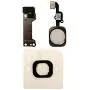 COHK Home Button Key Flex Cable Assembly with Rubber Ring Replacment Part Compatible with iPhone 6s and 6s Plus (Rose Gold)