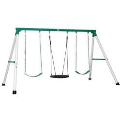 Backyard Discovery Little Brutus Heavy Duty Metal A-Frame Swing Set