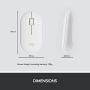 Logitech MK470 Slim Wireless Combo - Off White