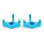 Steering Hub Carrier, Aluminum Alloy Steering Hub Carrier Knuckle Left/Right Upgrade Parts Fits for Wltoys 1/14 144001 RC Car Steering Hub Carrier (Blue)