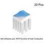 uxcell Heatsink with Thermal Conductive Adhesive Tape 9 x 9 x 12mm Silver 20pcs uxcell Heatsink with Thermal Conductive Adhesive Tape 9 x 9 x 12mm Silver 20pcs