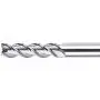 SpeTool 1/8 End Mills for Aluminum 3 Flutes CNC Spiral Router Bits for Aluminum Cut Non-Ferrous Metal Upcut 1.5 inches Long 5 Pieces