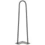 Kira Home 16'' Mid-Century Industrial Metal Hairpin Legs for Coffee Table and Benches, 2 Rods of Heavy Duty 10mm Thickness, Set of 4, Raw Steel Finish Kira Home 16'' Mid-Century Industrial Metal Hairpin Legs for Coffee Table and Benches, 2 Rods of Heavy Duty 10mm Thickness, Set of 4, Raw Steel Finish