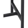 Sunnydaze Outdoor Curved Fire Pit Bench - Rustic Backyard Backless Powder-Coated Black Metal Mesh Garden, Patio, Porch and Deck Chair Seating - Single