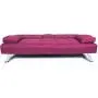 NOUVCOO Futon Sofa Bed Modern Linen Upholstered Couch, Convertible Folding Recliner Lounge Futon Couch with 2 Cup Holders/Armrest/Metal Legs for Living Room, Home Furniture, School Dormitoryl, Purple NOUVCOO Futon Sofa Bed Modern Linen Upholstered Couch, Convertible Folding Recliner Lounge Futon Couch with 2 Cup Holders/Armrest/Metal Legs for Living Room, Home Furniture, School Dormitoryl, Purple