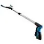 Reacher Grabber Tool, 32'' Foldable Grabber Reacher for Elderly, Lightweight Extra Long Handy Trash Claw Grabber, Reaching Assist Tool for Trash Pick Up, Nabber, Litter Picker, Arm Extension (Blue)