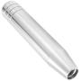 Lunsom Aluminum Alloy Shifter Knob Long Weighted Gear Stick Lever Shift Head Car Metal Shifting Handle with Adapters Fit Most Automatic Manual Transmission Vehicle (Silver)