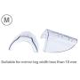 3 Pairs Eye Glasses Side Shields, Flexible Slip on Side Shields for Safety Glasses Fits Small to Medium