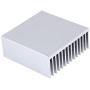 2Pcs 50mm Aluminum Heat Sink 50 x 50 x 20 mm/ 1.97 x 1.97 x0.78 Inch Heatsink 14 Fin for Peltier,Chipset and CPU Cooling -Silver