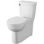 American Standard 2988101.020 Cadet 3 FloWise 2-Piece 1.28 GPF Single Flush Right Height Round Front Toilet with Concealed Trapway, White