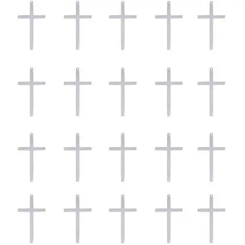 Royee 40 Pcs Cross Charms Vintage Antique Silver Small Metal Jesus Christ Pendants Jewelry Findings for Bracelets Necklace DIY Craft Gift Keychain Birthday Jewelry Making Accessories (40 Silver) Royee 40 Pcs Cross Charms Vintage Antique Silver Small Metal Jesus Christ Pendants Jewelry Findings for Bracelets Necklace DIY Craft Gift Keychain Birthday Jewelry Making Accessories (40 Silver)