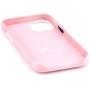 Dockem iPhone 12 Mini Wallet Case: Built-in Metal Plate for Magnetic Mounting & 1 Credit Card Holder (5.4'' Exec M2, Smooth Synthetic Leather, Pink)