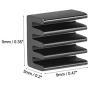 uxcell Electronics Cooler Heatsink for MOS GPU IC Chip Black 9 x 9 x 5 mm 20pcs