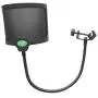 Techson Pop Filter, Microphone Dual Layered Wind Pop Screen, Studio Mic Shield with Adjustable Mount and 360° Flexible Metal Gooseneck Holder (7 inches U-Shape) Techson Pop Filter, Microphone Dual Layered Wind Pop Screen, Studio Mic Shield with Adjustable Mount and 360° Flexible Metal Gooseneck Holder (7 inches U-Shape)