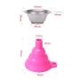 Metal UV Resin Filter Cup Silicone Collapsible Funnel Set Compatible with ANYCUBIC Foton SLA 3D Printer