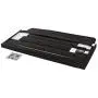 Crown Mark Erin Upholstered Panel Bed in Black, Full Crown Mark Erin Upholstered Panel Bed in Black, Full