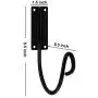 Urban Deco Hose Holder Hook, Wall Mounted Water Hose Storage Hanger,Heavy Duty Metal Hose Bracket,Holds 125-Feet of 5/8-Inch Hosepipe Black Urban Deco Hose Holder Hook, Wall Mounted Water Hose Storage Hanger,Heavy Duty Metal Hose Bracket,Holds 125-Feet of 5/8-Inch Hosepipe Black