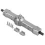 Dilwe RC Gear Box , Aluminium Alloy Rear Gear Axle Box for WPL 1/16 Military Truck RC Car Upgraded Part(Titanium Gray)