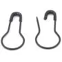 Pack of 200 Metal Black Safety Pins/Gourd Pin/Bulb Pin/Calabash Pin Bead Needle Pins DIY Home Accessories, Suitable for The Tailor