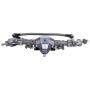 VGEBY Front Axle, Metal CNC Remote Control Front Axle RC Model Crawler Car Parts Fit for Scx10 II 90046 90047 1/10 Crawler RC Car Accessory(Gray)