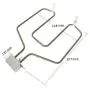 Stanbroil Replacement Part Electric Smoker and Grill Heating Element with Adjustable Thermostat Cord Controller