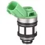 X AUTOHAUX JS4D-2 2 Pins Automobile Fuel Injector Replacement Plastic Metal for Nissan Frontier 1998-2004