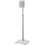 Sanus Adjustable Height Wireless Speaker Stands Designed for SONOS ONE, ONE SL, Play:1, and Play:3 - Tool-Free Height Adjust Up to 16'' with Built in Cable Management - Single White - WSSA1-W1