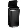 Amazon Basics 32 Liter / 8.5 Gallon Soft-Close Metal Trash Can with Liner and Foot Pedal - Black Amazon Basics 32 Liter / 8.5 Gallon Soft-Close Metal Trash Can with Liner and Foot Pedal - Black