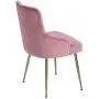 FCQuality Velvet Vanity Chair with Tufted Back Gold Metal Legs Dining Chair Mid Century Modern Upholstered Accent Desk Chair for Living Room Home Office Bedroom, Pink FCQuality Velvet Vanity Chair with Tufted Back Gold Metal Legs Dining Chair Mid Century Modern Upholstered Accent Desk Chair for Living Room Home Office Bedroom, Pink