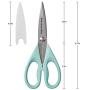 KitchenAid All Purpose Shears with Protective Sheath, 8.72-Inch, Aqua Sky KitchenAid All Purpose Shears with Protective Sheath, 8.72-Inch, Aqua Sky