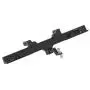 HONG YI-HAT Metal Rear Bumper with Tow Hook Suitable for TRAXXAS TRX6 G63 6X6 RC Car Parts Accessories Spare Parts (Color : Black)
