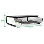 Mind Reader MESHKING-BLK Metal Mesh Monitor Stand Organizer with Storage Papers, Folders, Or Desk Accessories, Black w Drawer