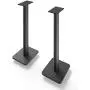 Kanto SP26PL 26'' Speaker Floor Stands | Designed for Medium to Large Bookshelf Speakers | Heavy Steel & Foam Padding | 30° Rotating Top Plate | Hidden Cable Design | Black | Pair