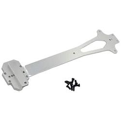 F Fityle Upgrade Metal Spare Parts Second Floor Plate for 1:12 WLtoys 124018 124019 4WD RC Model Car Buggy Crawler Replacement Accessories - Silver