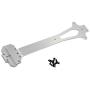 F Fityle Upgrade Metal Spare Parts Second Floor Plate for 1:12 WLtoys 124018 124019 4WD RC Model Car Buggy Crawler Replacement Accessories - Silver