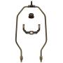 Creative Hobbies ML93HA Antique Brass Finish Make-A-Lamp Kit with All Parts Needed and Instructions for DIY Lamp Design or Repair